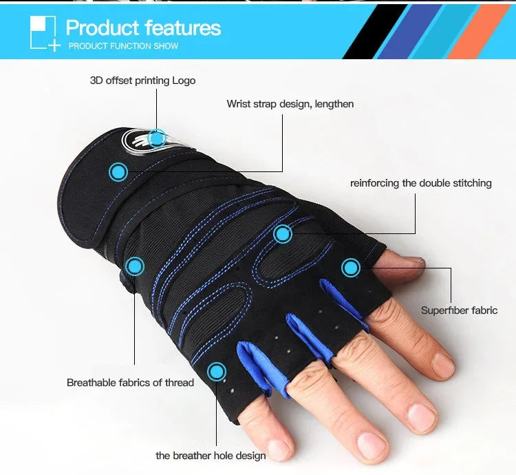 Gym Weight Lifting Gloves Shockproof