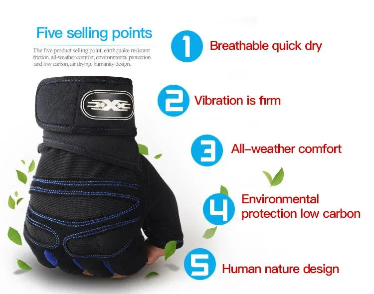Gym Weight Lifting Gloves Shockproof