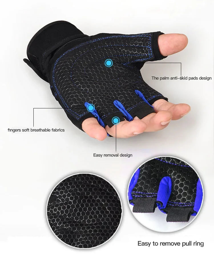 Gym Weight Lifting Gloves Shockproof